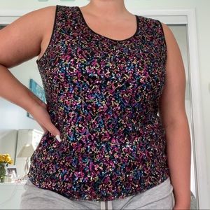 Sequin Tank Top